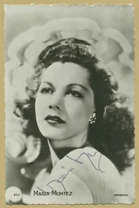 Maria Montez (1912-1951) - The Queen of Technicolor - Rare signed photo - COA - Picture 1 of 2