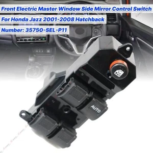 For Honda Jazz 2001-08 Hatchback  RHD Electric Window Side Mirror Control Switch - Picture 1 of 6