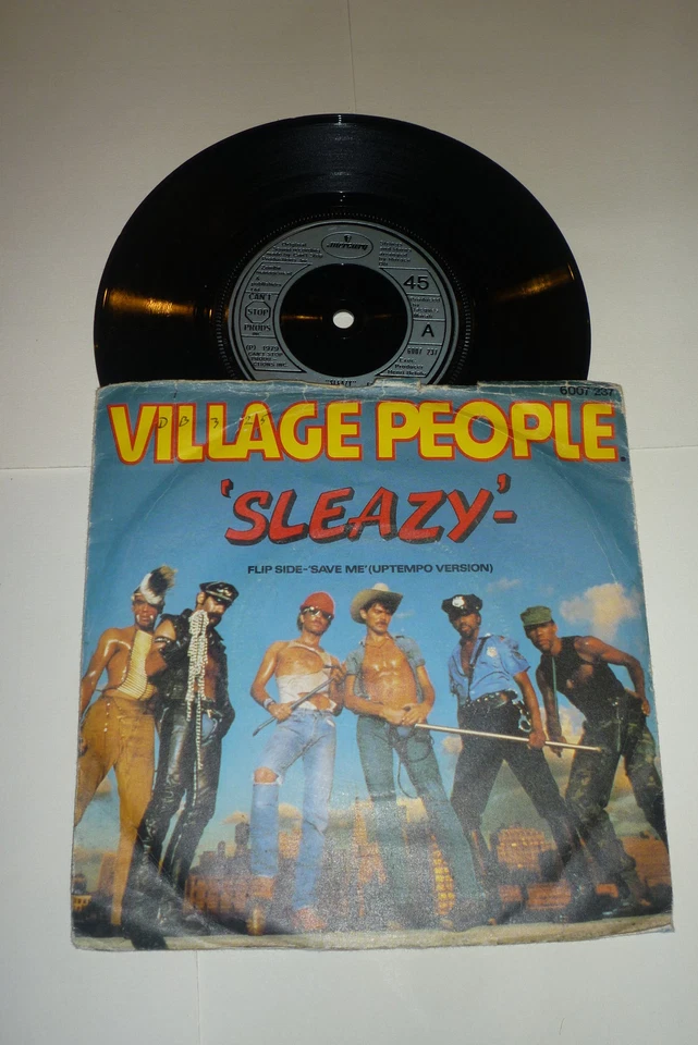 VILLAGE PEOPLE - Sleazy - 1979 UK 7" vinyl single  Foto 1 de 1