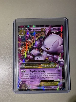 M Mewtwo EX 64/162 Breakthrough Holo NM - Image 1 of 4