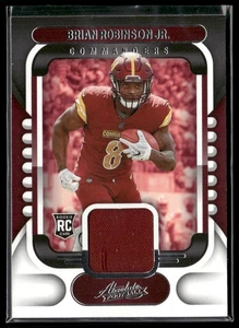Brian Robinson Jr. MEM 2022 Panini Absolute Washington Commanders - Picture 1 of 2