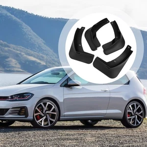 Sturdy ABS Plastic Mud Flaps Set for Golf Mk7 Mk7 5 For GTD Hatchback 2013 2019 - Picture 1 of 12