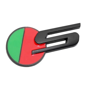Parachoques trasero para puerta levadiza S Sport placa de identificación emblema insignia negro para Jaguar - Imagen 1 de 4