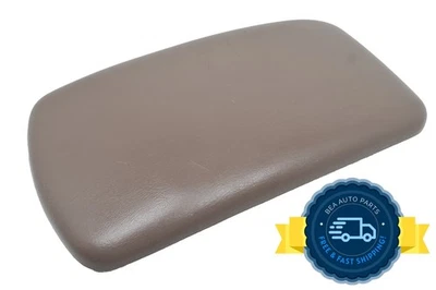 Asiento de cubo de consola central Ford F150 97-03 tapa superior reposabrazos de plástico tostado OEM Foto 1 de 4