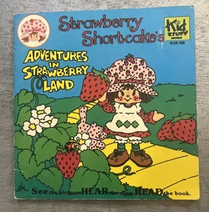 Strawberry Shortcake Adventures in Strawberry Land Book & 33 1/3 rpm record 1980 - Bild 1 von 13