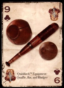 Tarjeta de póker 2015 Warner Bros. Hogwarts Castle Quaffle, Bat y Bludger #9 - Imagen 1 de 2