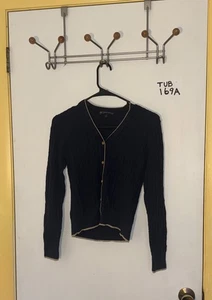 Brooks Brothers Damen Strickjacke dunkelblau mit guten Knöpfen Größe M - Bild 1 von 4