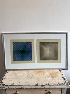 LITHOGRAPHIE VICTOR VASARELY PLANETARY FOLKLORE - Bild 1 von 7