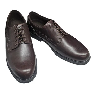Dunham Uomo Marrone Burlington Impermeabile Oxford 13D - Foto 1 di 8