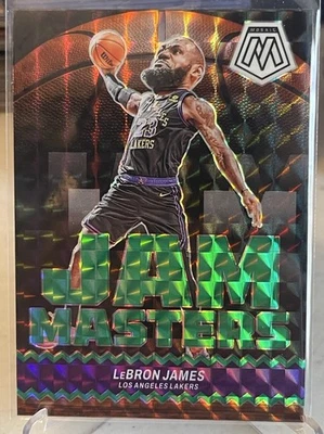 2023-24 Panini Mosaic - Jam Masters LeBron James #14 Green Lakers Heats Cavs - Image 1 of 2
