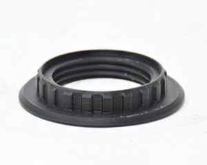 E26/E27 Light Socket Rings Lamp Shade Holder Adapter Ring Replacement Black - Picture 1 of 4