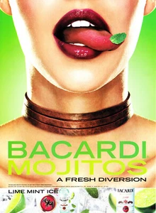 BACARDI RUM AD #116 RARE 2003 OOP - Imagen 1 de 2