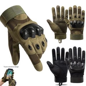 Military Tactical Gloves Full Finger Motorcycle Army Combat Touch Screen M/L/XL - Picture 1 of 17