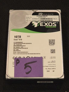 READ! Seagate Exos X10 10TB 12GB/s SAS 7200 ST10000NM0096 HDD Hard Drive # 5 - Afbeelding 1 van 2