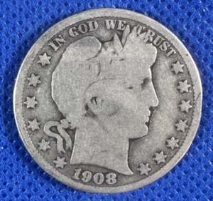 1908-D Barber Half Dollar G #319 - Bild 1 von 2