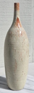 Vintage A.R. Cole Sanford NC Art Pottery LARGE Bottle Vase 15" Drip Glaze MCM - Picture 1 of 16