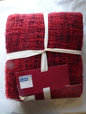 Target Casual Home Fall Collection Throw Blanket, Warm, Red, 50" x 60", unused - Image 1 of 4