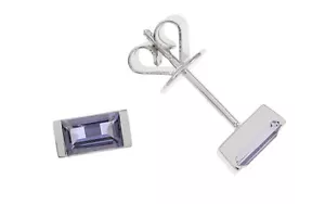 Earrings 750/white gold with iolite value - 7134017 - Picture 1 of 1