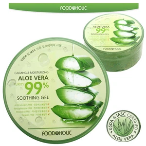 CALMING & MOISTURIZING Aloe Vera purity 99% Soothing Gel 300ml / KOREAN MADE - Picture 1 of 4