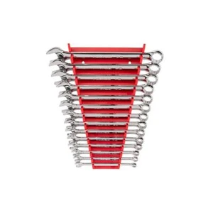 Juego de llaves TEKTON 14 piezas herramienta de mano métrica empuñadura combinada lados planos con estante - Imagen 1 de 6