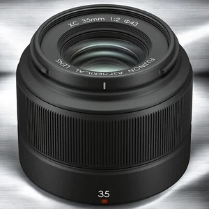 Black Camera Lens Fujifilm Fujinon XC 35mm f/2 Prime Lens 52mm KB Photography - Picture 1 of 8