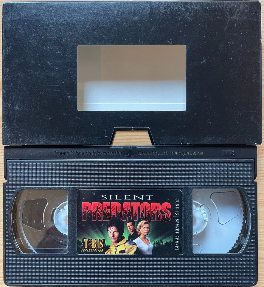 Silent Predators 1999 VHS - TBS Premier TV Movie Promo - Harry Hamlin - Image 1 of 1