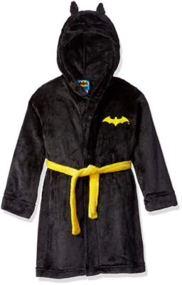 Bata con capucha Batman DC Comics para niños talla 2T 3T 4T 5T XS S M L Foto 1 de 2
