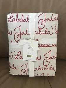 POTTERY BARN fa la la set de hojas REINA 4 piezas juego de hojas - NUEVO con etiqueta - Imagen 1 de 2