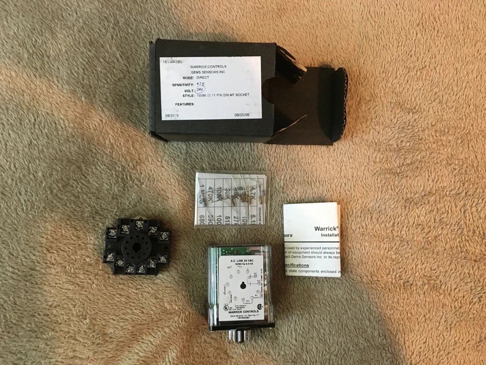 New Warrick Controls Gems Sensors Control Relay 16VMA3B0 - Image 1 of 1