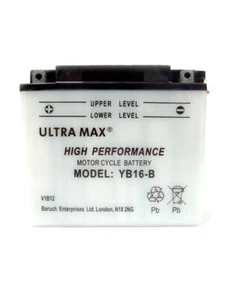 ULTRAMAX YB16-B Battery Harley Davidson XLH Sportster - Picture 1 of 3