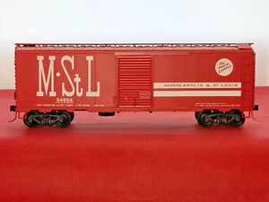 AMERICAN MODELS S GAUGE-#115 M-ST. L BOX CAR, NEW OB - Picture 1 of 9