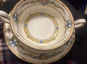 Vintage Mintons Helena Soup Bowl & Saucer - Picture 1 of 7