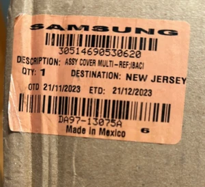 DA97-13075A Samsung Refrigerator Cover Evap Assembly OEM - Picture 1 of 1