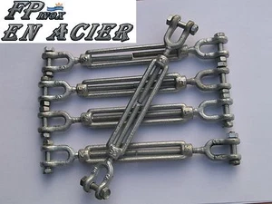 Ridoir Chape/Chape ( Lot de 5 ) ACIER Galvanisé 190mm M6 - Bild 1 von 1