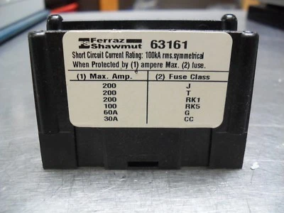  Ferraz Shawmut  63161 Terminal Block 600V - Image 1 of 3