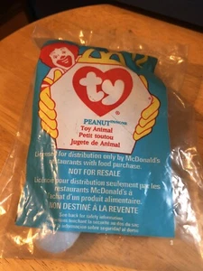 TY Peanut Animal Toy from McDonald's 1998 in original packaging - Picture 1 of 5