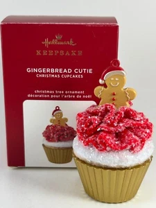 2020 Christmas Cupcake #11 - Gingerbread Cutie - Hallmark Ornament QXR9214 - Picture 1 of 11