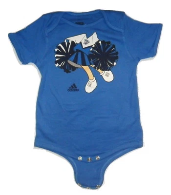 Adidas Oklahoma City OKC Thunder Bebé Niña Creeper Heads Up Animadora Mameluco Foto 1 de 2