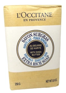 L'OCCITANE En Provence, Shea Milk Rich Soap, for Sensitive Skin, 8.8 oz, FRANCE - Picture 1 of 5