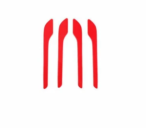 Cubierta de manija de puerta lateral exterior ABS roja apta para Tesla Modelo 3 2017-20 2021 - Imagen 1 de 7