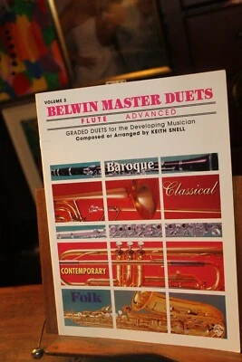 Belwin Master Duets Flute Advanced Volume 2 Keith Snell - Image 1 of 2