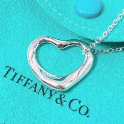 Collana Tiffany cuore aperto misura M in argento 925 senza scatola - Immagine 1 di 4