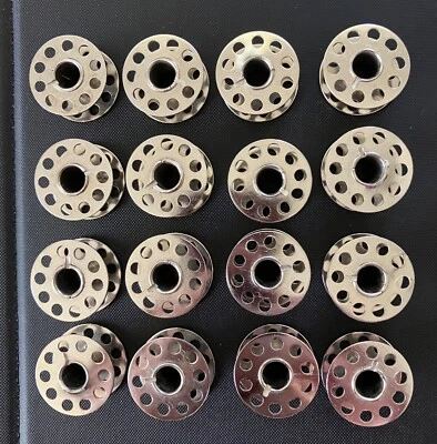 Lote de 16 bobinas de metal vintage #15 para máquinas cantantes Foto 1 de 3