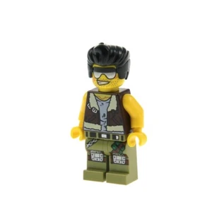 1X Lego Minifigure Monster Fighters Frank Rock Hair Double Face 9467 MOF015 - Picture 1 of 2
