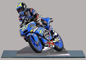 FABIO QUARTARARO SUR HONDA MOTO GP EN HORLOGE,MINIATURE -01 - Picture 1 of 1