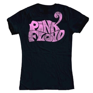 PINK FLOYD - Logo Pink - Girlie Shirt - Größe / Size M - Bild 1 von 1