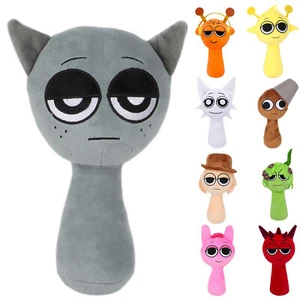 NEW Sprunki Game Figure Plush Doll Anime Tunner Clukr Brud Raddy Colourful Dolls - Picture 1 of 21