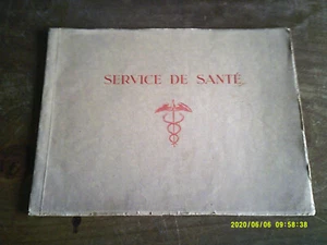ALBUM SERVICE DE SANTE MILITAIRE PELOTON E O R LYON 1935//1936 MEDECIN MARLAND - Imagen 1 de 8