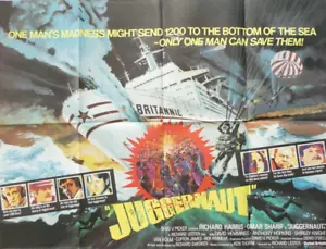 1974 JUGGERNAUT VINTAGE ORIG ISSUE UK FILM POSTER RICHARD HARRIS ANTHONY HOPKINS - Bild 1 von 8