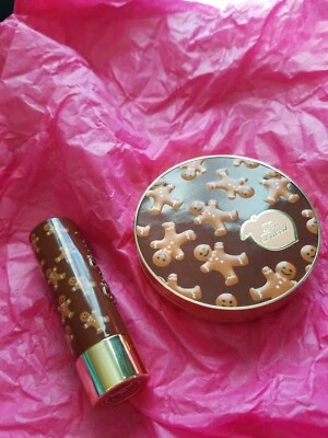 Too Faced GINGERBREAD Spicy Bronzer & Lipstick 2 pc se! 100% Authentic RARE!  - Image 1 of 4